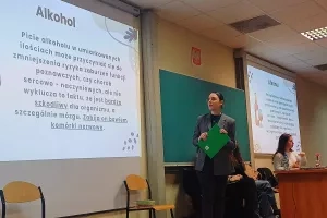 Studentki psychologii dla Uniwersytetu Trzeciego Wieku AHE w Łodzi